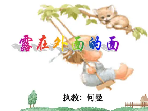 五年级数学下册露在外面的面