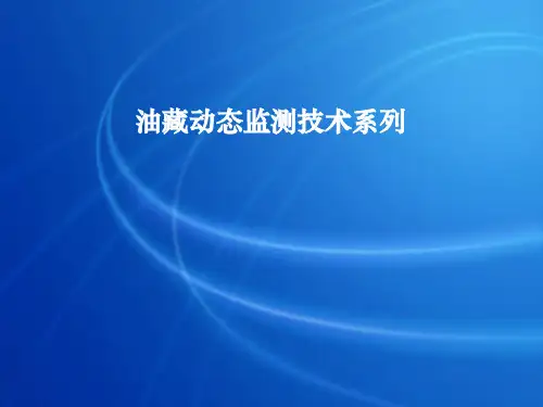 油藏动态监测技术系列