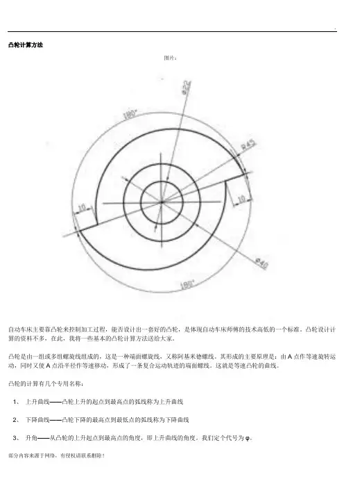 凸轮计算方法