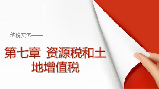 《纳税实务》课件 纳税实务—第七章