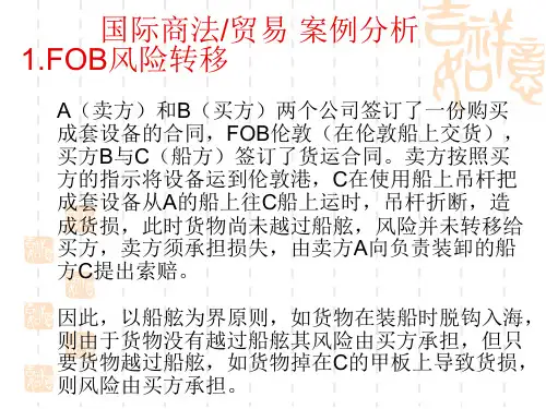 国际商法案例