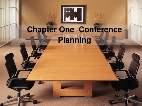 chapter one Conference Planning 《会展英语》课件