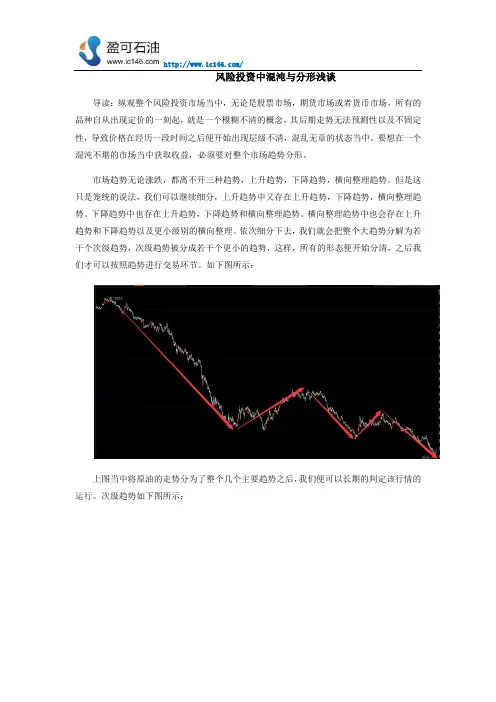 风险投资中混沌与分形浅谈