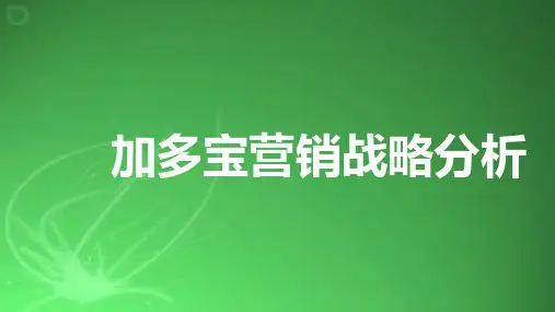 加多宝战略分析
