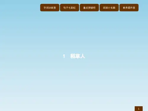 六年级上语文课件-1稻草人_语文S版