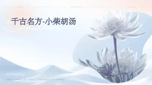 千古名方-小柴胡汤