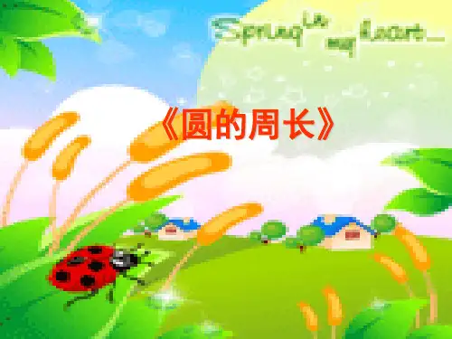 (六上)数学PPT课件-5.2 圆的周长 人教版 (1)(24张)