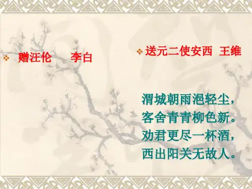 古诗《别董大》-精品课件