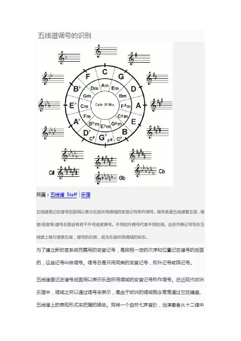 调号讲解