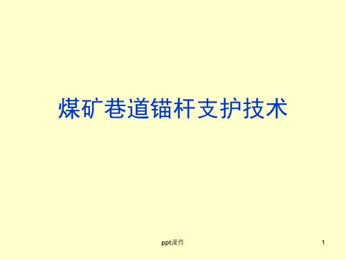 煤矿巷道锚杆支护技术  ppt课件
