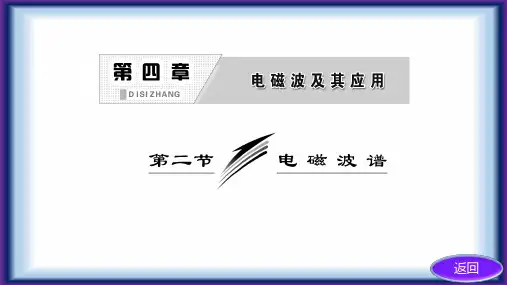 2018年人教版高中物理选修1-1课件：4.2《电磁波谱》(共42页)