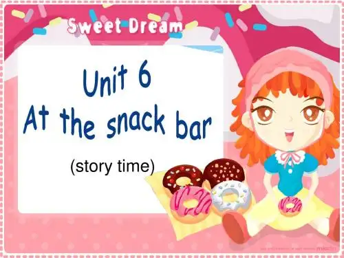 小学英语牛津译林苏教版四年级上册(新版)Unit6 At the snack bar story time课件