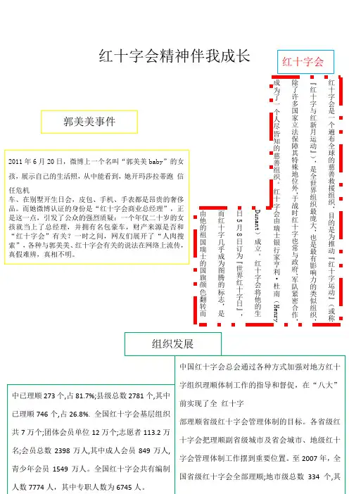 红十字会精神伴我成长