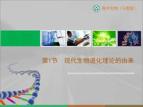 人教版必修二7.1 现代生物进化理论的由来优选课件