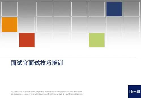 面试官面试技巧培训PPT课件