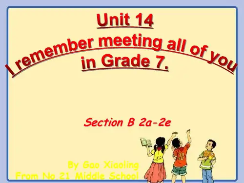 人教新目标九年级(新)Unit14Reading
