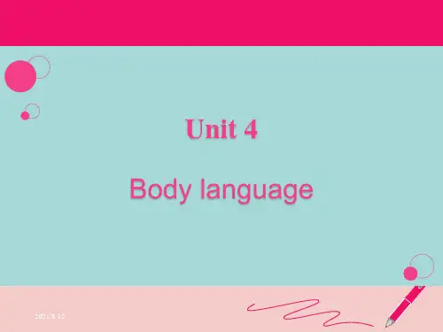 Body language课件(公开课)