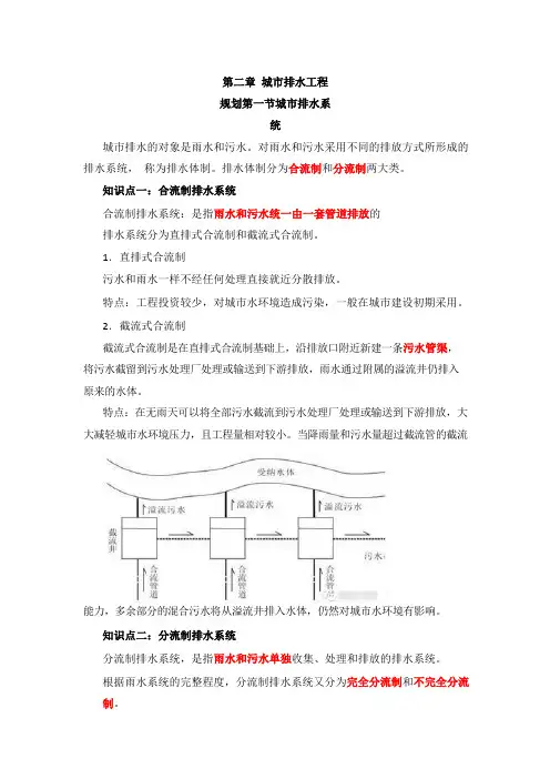 城市规划相关知识城市市政公用设施第2章