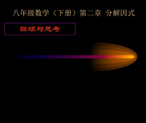 数学：2.4《第二章复习》课件(北师大版八年级下)-P