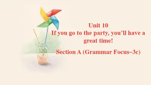 Unit10SectionA(GrammarFocus_3c)课件人教版英语八年级上册
