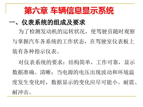 6车辆信息显示系统