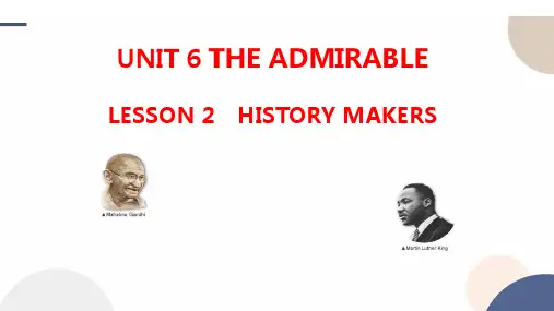 2024-2025学年高一英语必修第二册(北师版)教学课件UNIT6LESSON2 