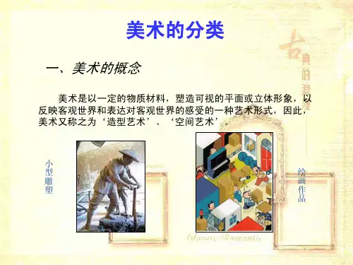 美术的分类ppt