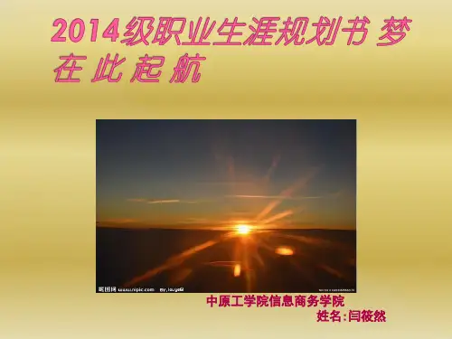2014级职业生涯规划(1)