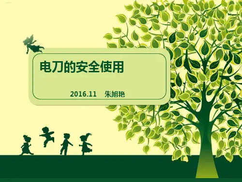 电刀的安全使用培训教材(PPT32页)