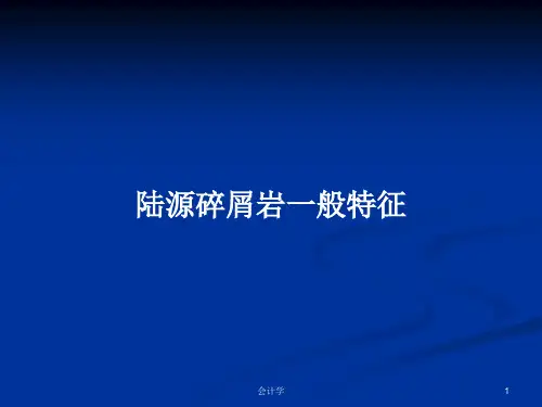 陆源碎屑岩一般特征PPT学习教案