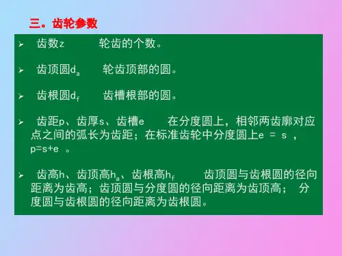标准件和常用件齿轮