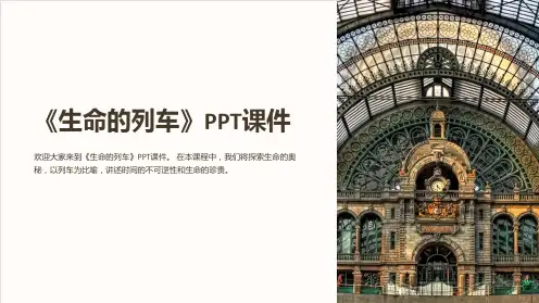 《生命的列车》课件