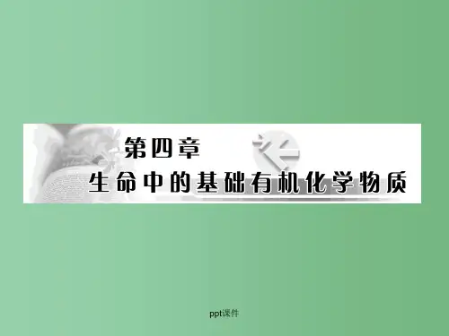 高中化学 4.2《糖类》 新人教版选修5