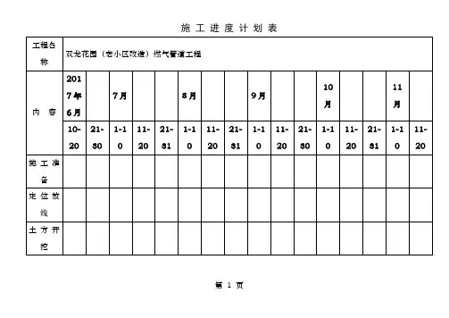 施-工-进-度-计-划-表