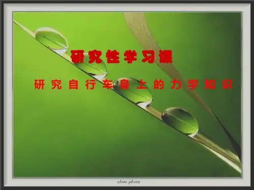 自行车上的力学知识.ppt