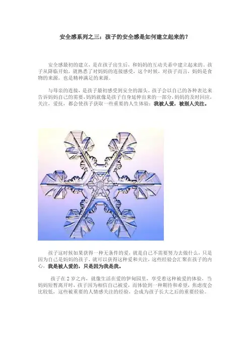 安全感系列之三