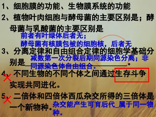 山东省牟平第一中学2018届高三生物一轮复习课件：必修三 第1章 人体的内环境与稳态共17张