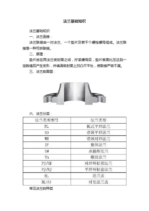 法兰基础知识