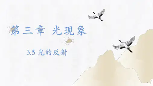3.5光的反射(课件)八年级物理上册(苏科版)