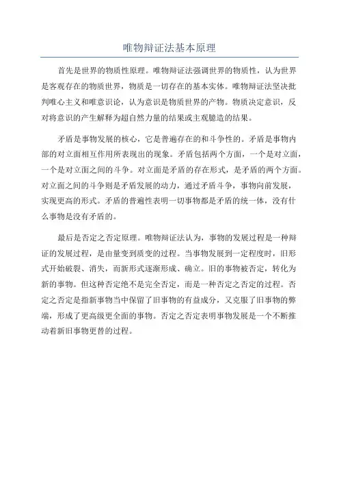 唯物辩证法基本原理