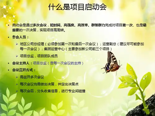 项目启动会指引(1).ppt