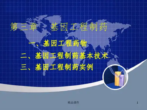 第三章 基因工程制药ppt课件