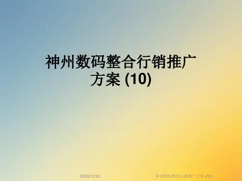 神州数码整合行销推广方案 (10)