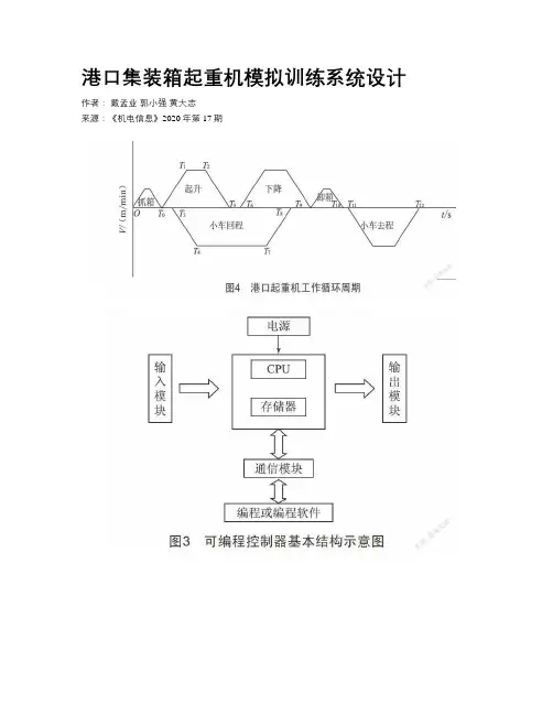 港口集装箱起重机模拟训练系统设计 
