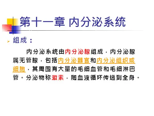 畜禽解剖学-内分泌系统