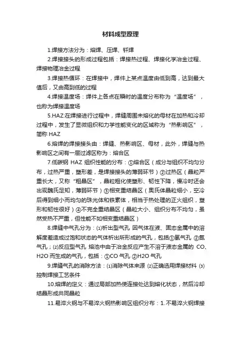 材料成型原理