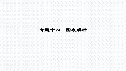 2019届高考语文一轮复习课件：专题十四 图表解析