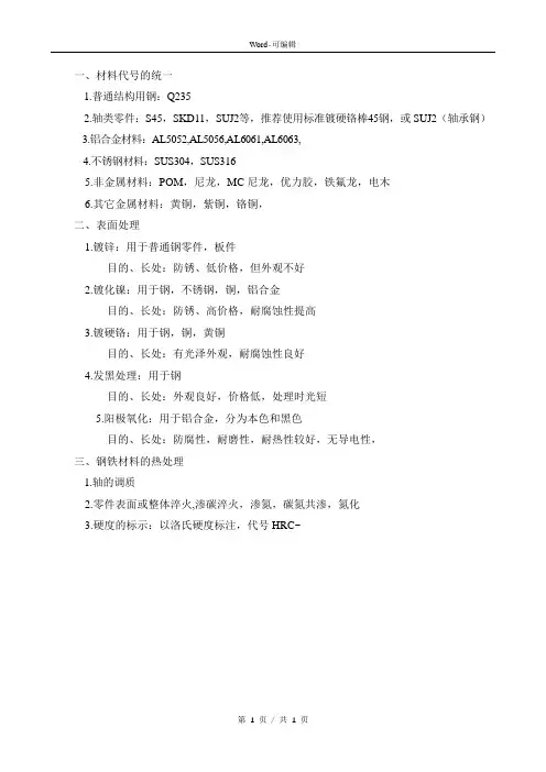 机械设计常用材料 3
