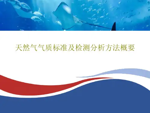 天然气气质标准及检测分析方法概要共53页文档