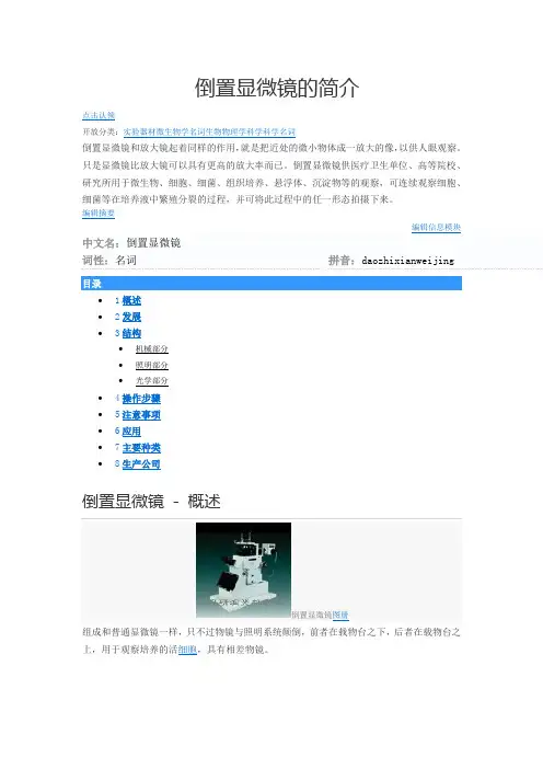 倒置显微镜